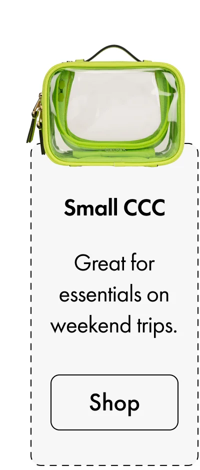 Small CCC | Great for essentials on weekend trips.