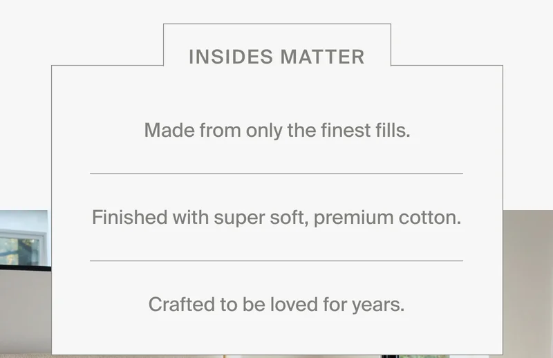 Insides matter