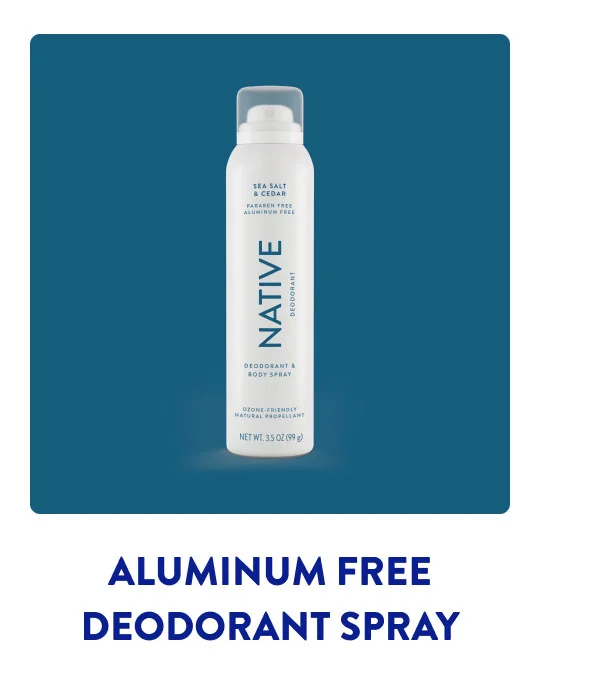 ALUMINUM FREE DEODORANT SPRAY