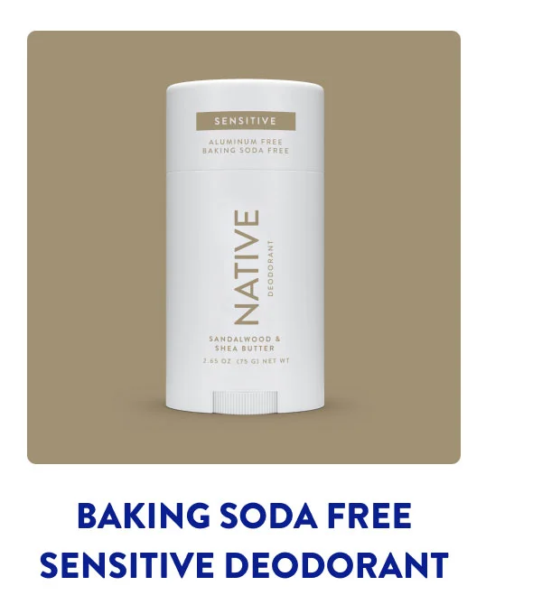 BAKING SODA FREE SENSITIVE DEODORANT