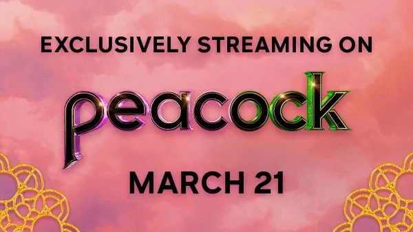 Exclusively Streaming On Peacock-March 21