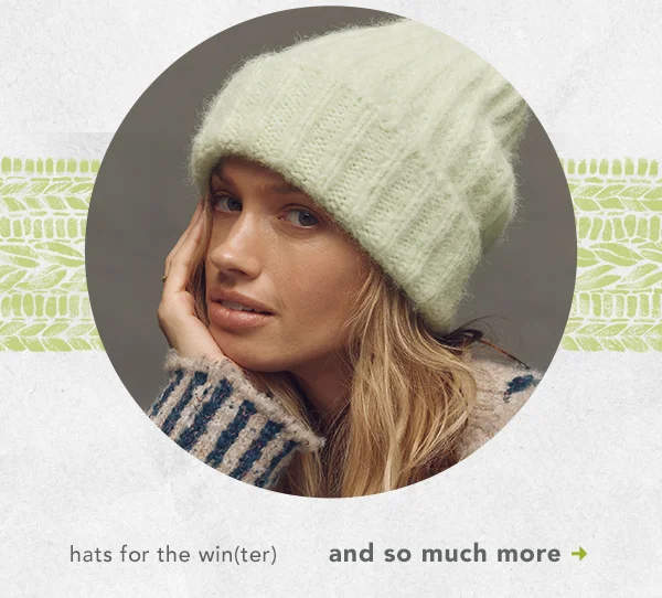 hats for the win(ter) and so much more