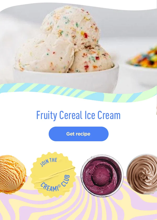 Fruity Cereal Ice Cream