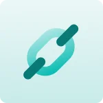 Teal link icon