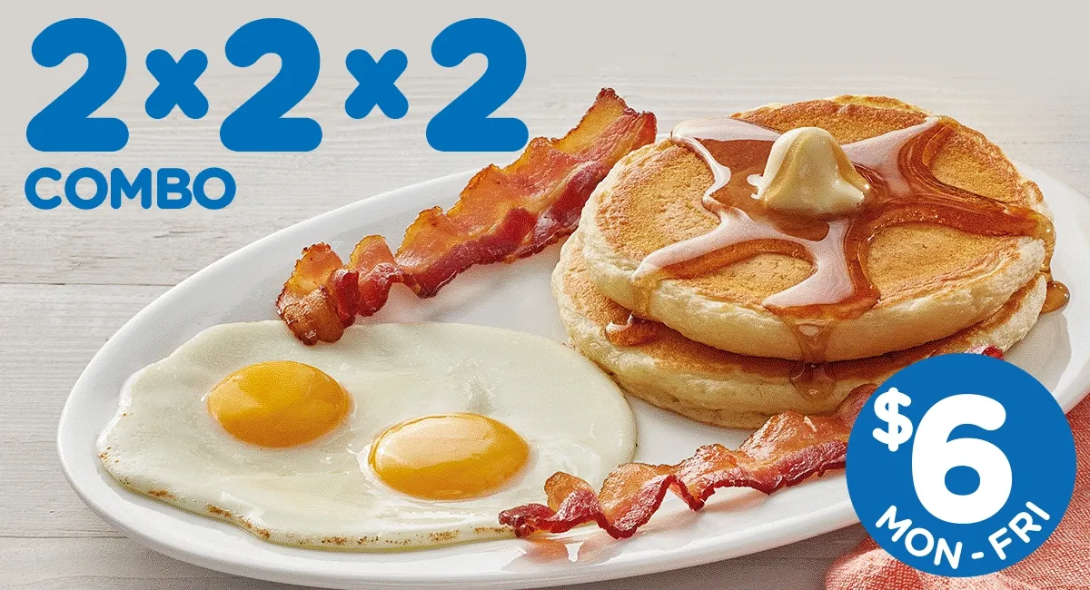 2x2x2 Combo $6 Mon-Fri