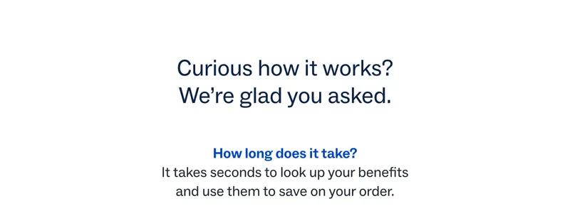 Check your benefits