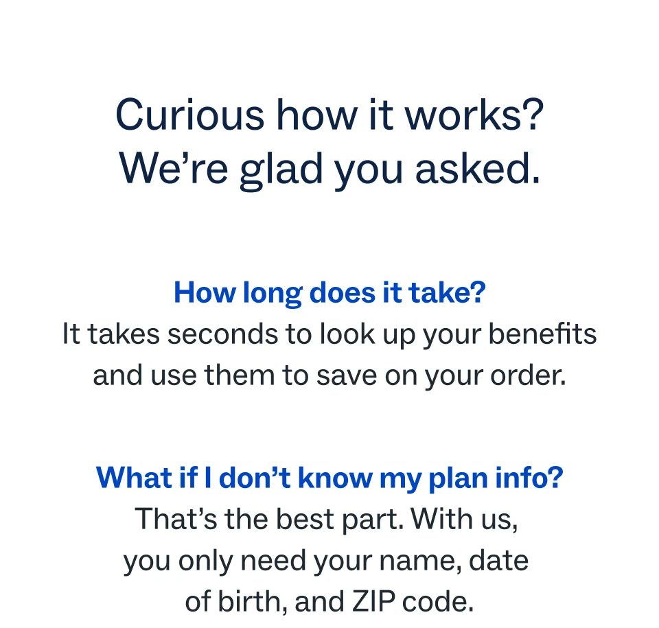 Check your benefits