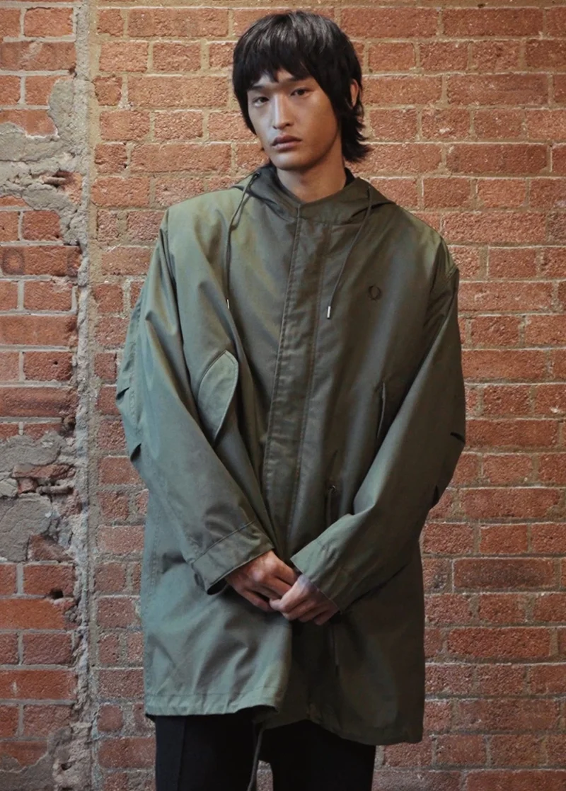 The Fred Perry Parka Jacket in Green