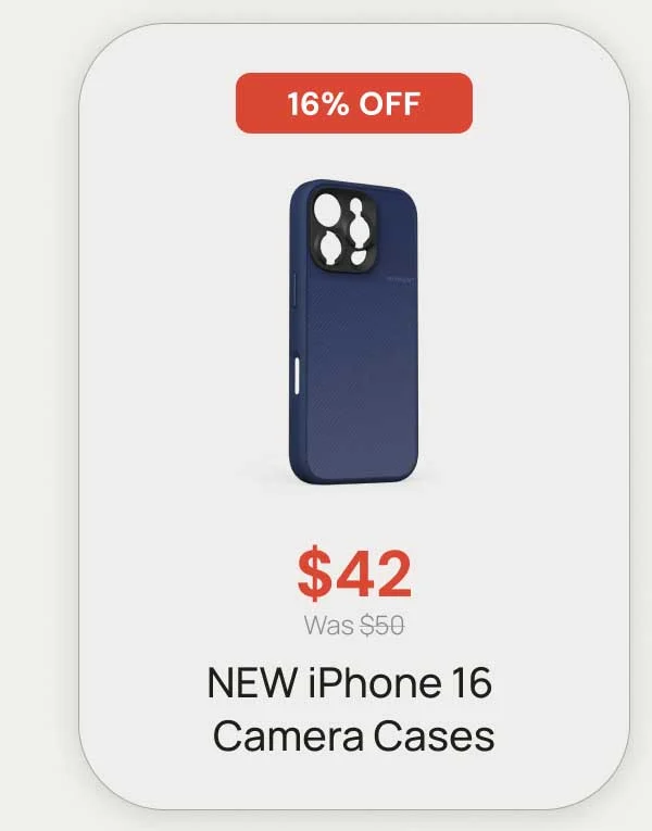 16% Off - $42 Was $50 New iPhone 16 camera Cases