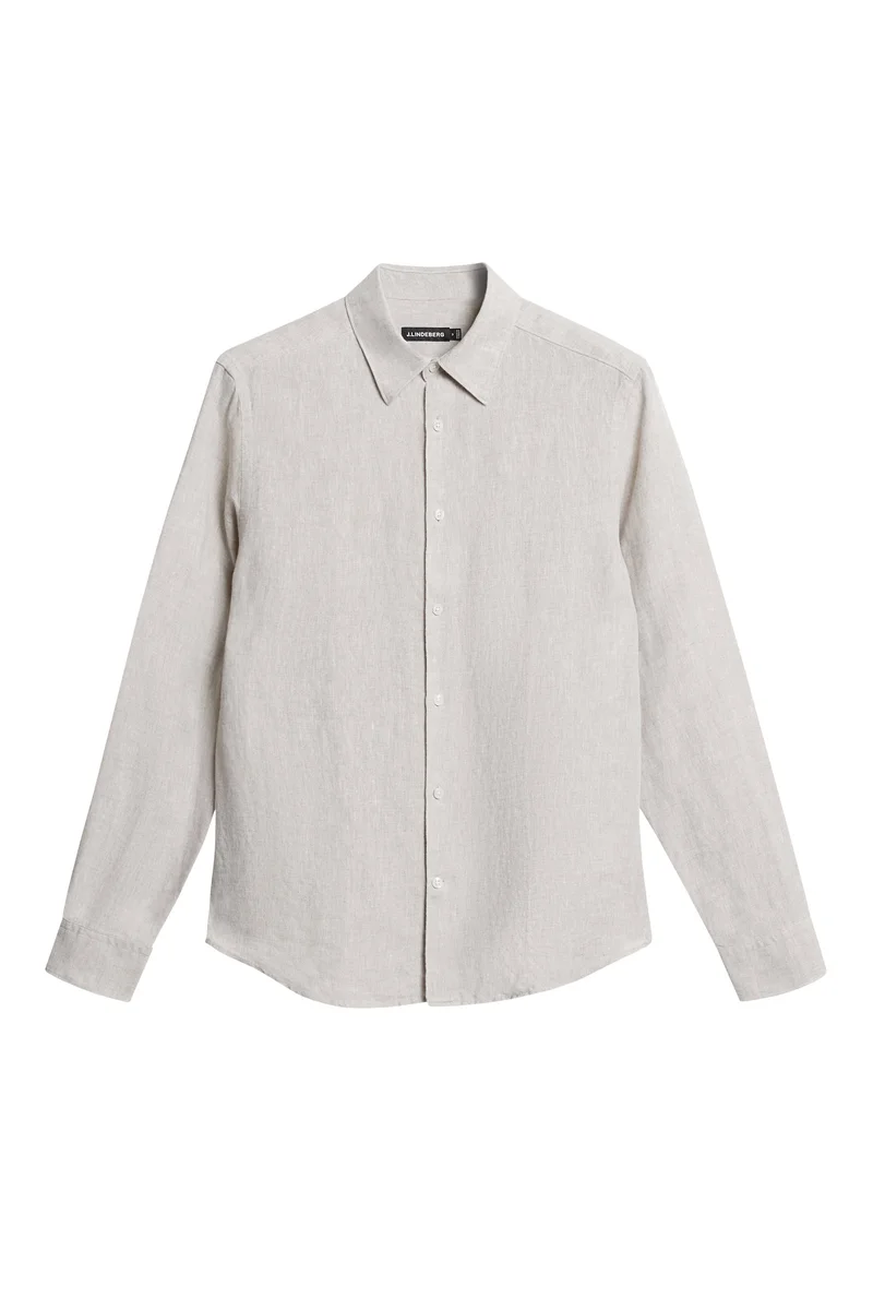 Image of Slim LS Linen Melange Shirt
