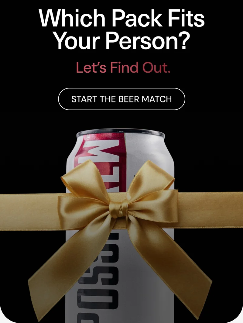 Which pack fits your person? Let`s find out. Start the beer match