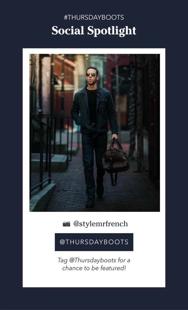 Follow us @Thursdayboots