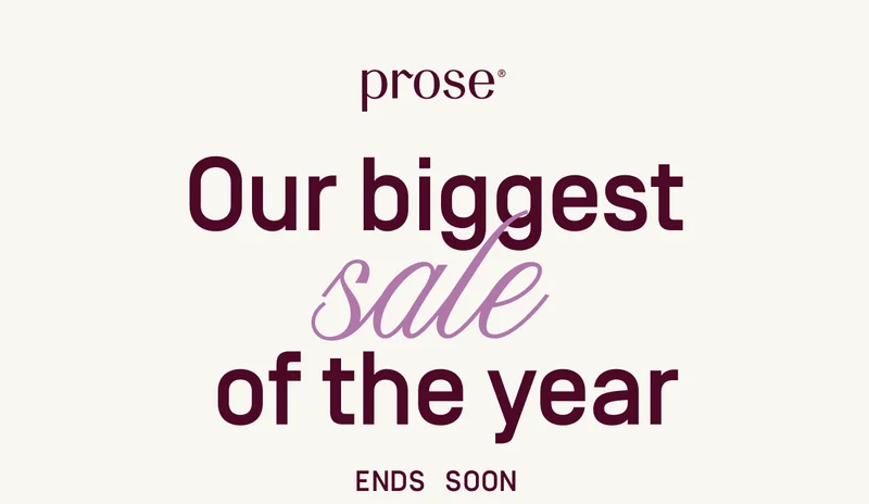 Our biggest sale of the year