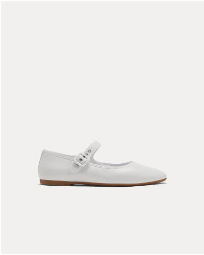The Day Buckle Mary Jane | White