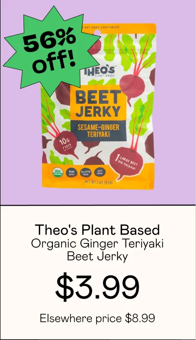 Organic Ginger Teriyaki Beet Jerky