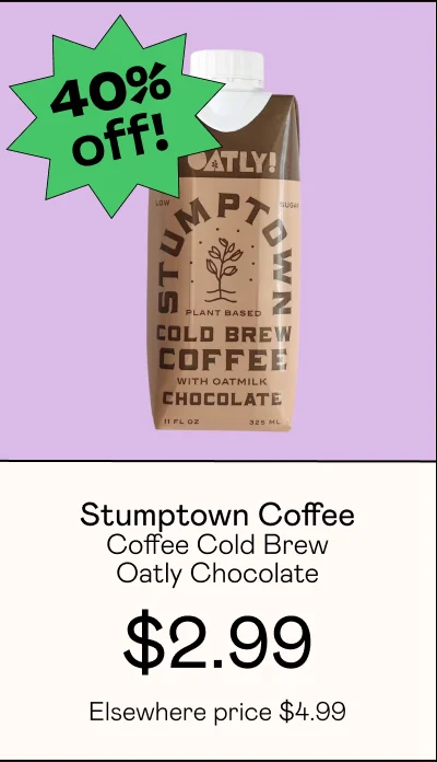 Coffee Cold Brew Oatly Chocolate