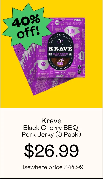 Black Cherry BBQ Pork Jerky (8 Pack)