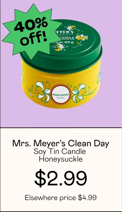 Soy Tin Candle Honeysuckle