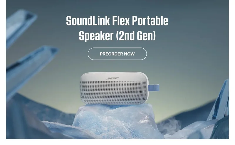 SoundLink Flex Portable Speaker (2nd Gen) in Fog Grey