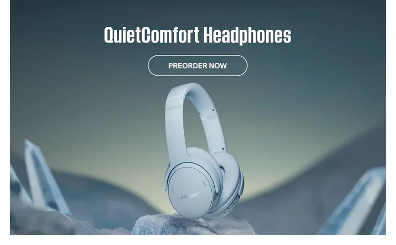 QuietComfort Headphones in Ice Blue