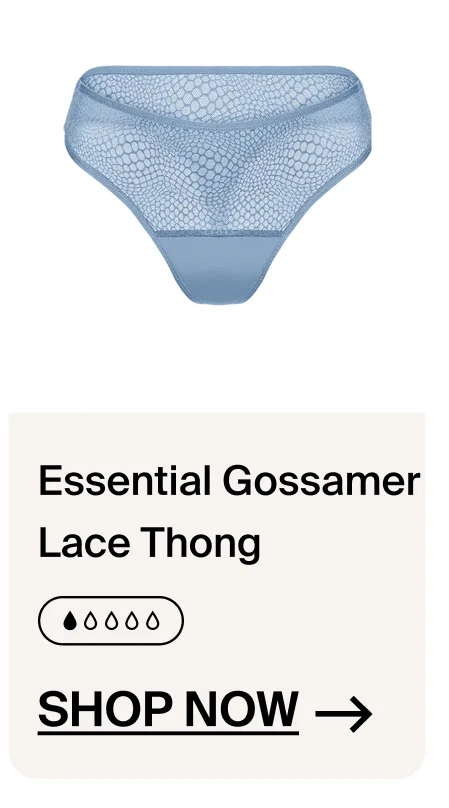 Essential Gossamer Lace Thong