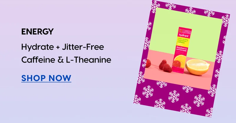 ENERGY | Hydrate + Jitter-Free Caffeine & L-Theanine