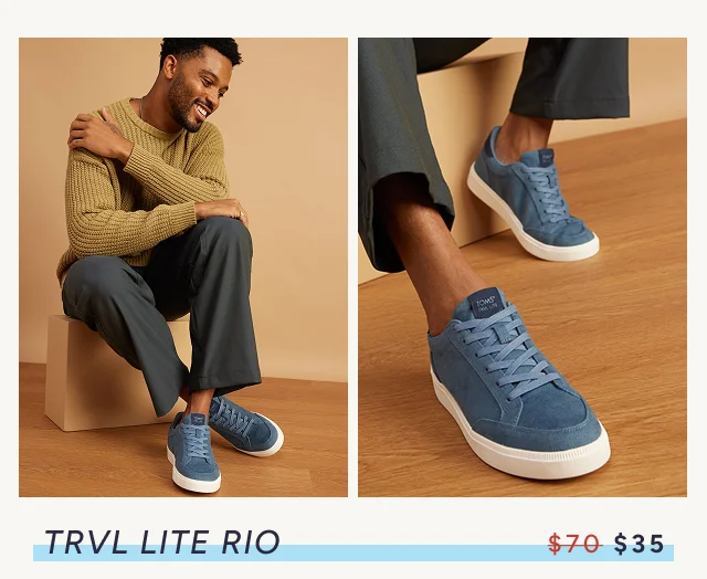 TRVL LITE Rio Twill Sneaker - Image