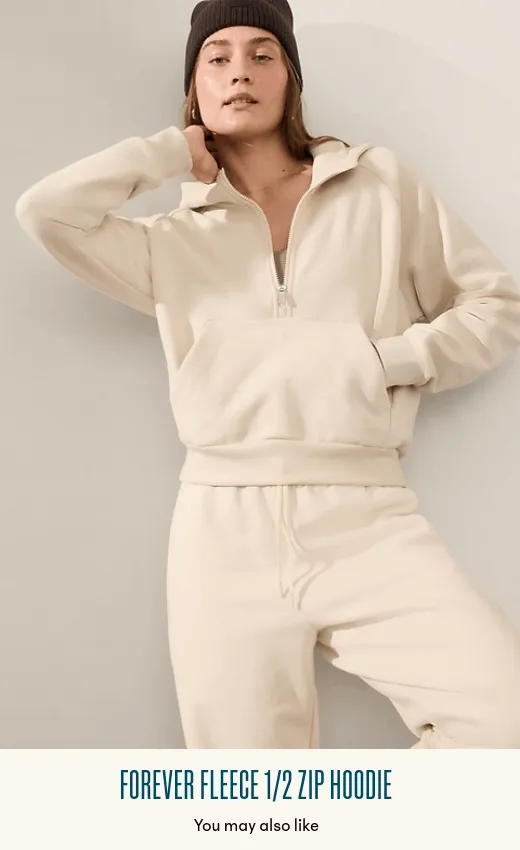 Forever Fleece 1/2 Zip Hoodie