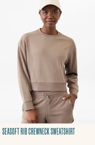 Seasoft Rib Crewneck Sweatshirt