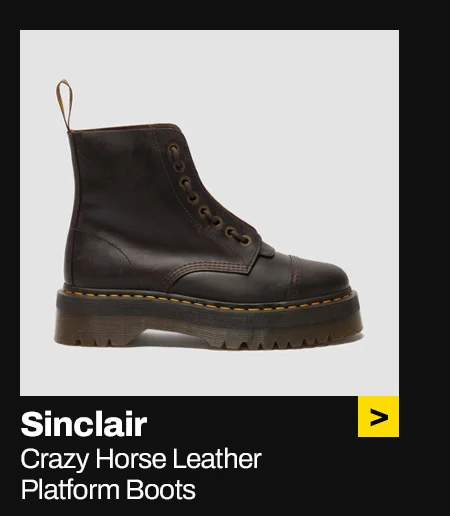 Sinclair Crazy Horse Leather Platform Boots