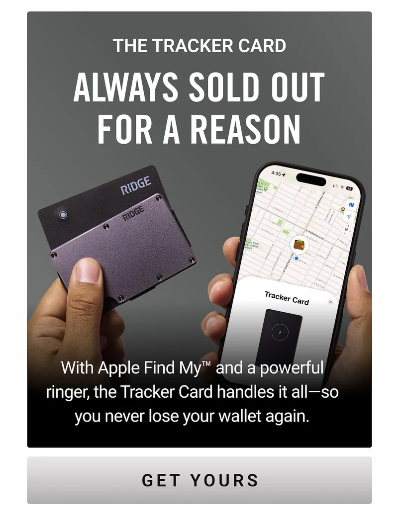 The Tracker Card | Get Yours