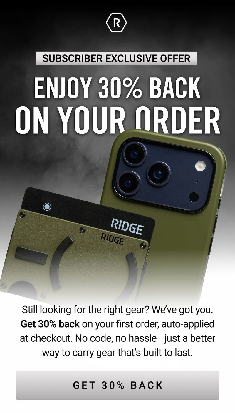 Enjoy 30% Back on Your Order