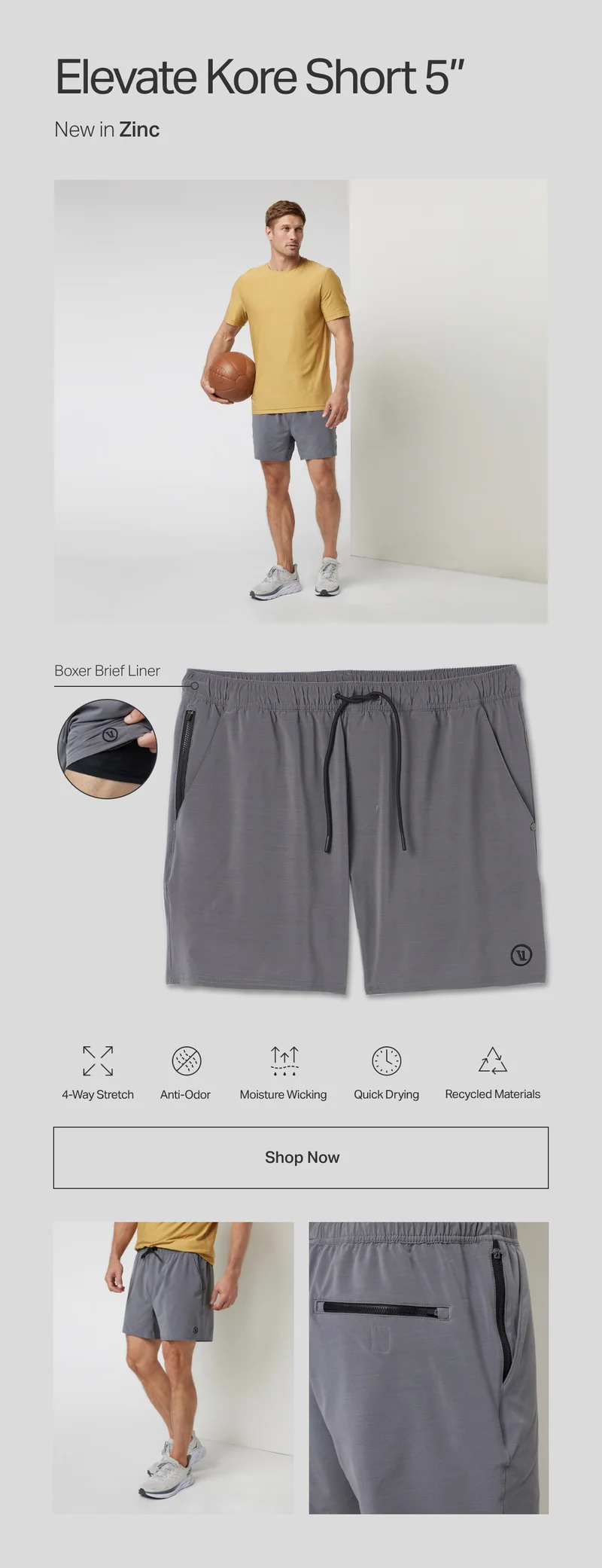 Elevate Kore Short 5"