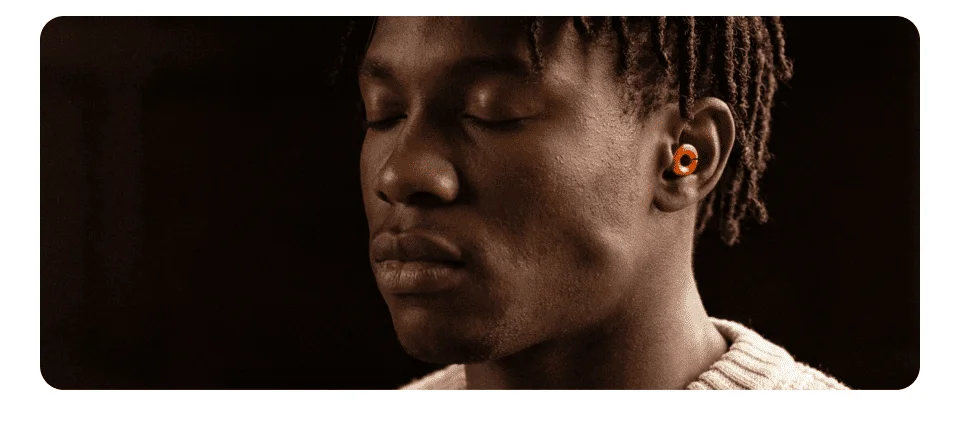 McLaren in-ear close up