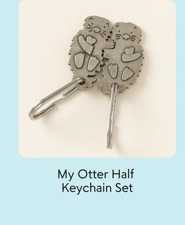 my-otter-half-keychain-set