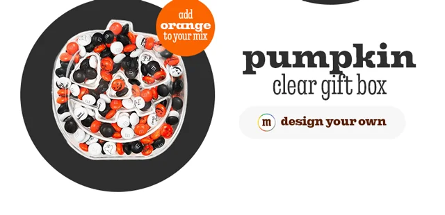 PUMPKIN CLEAR GIFT BOX