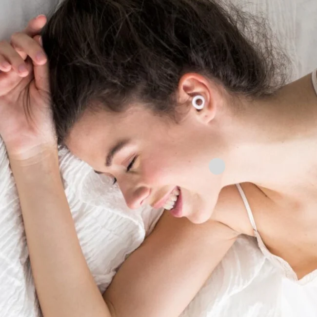 Woman in bed