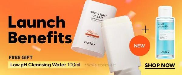 Launch Benefits / free gift Low pH Cleansing Water 100ml (while stocks last)