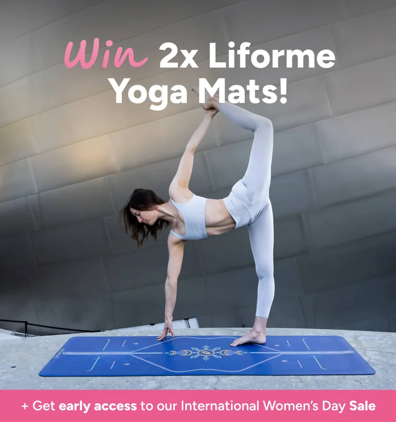 Win 2x Liforme Yoga Mats! Plus, get early access to our IWD sale