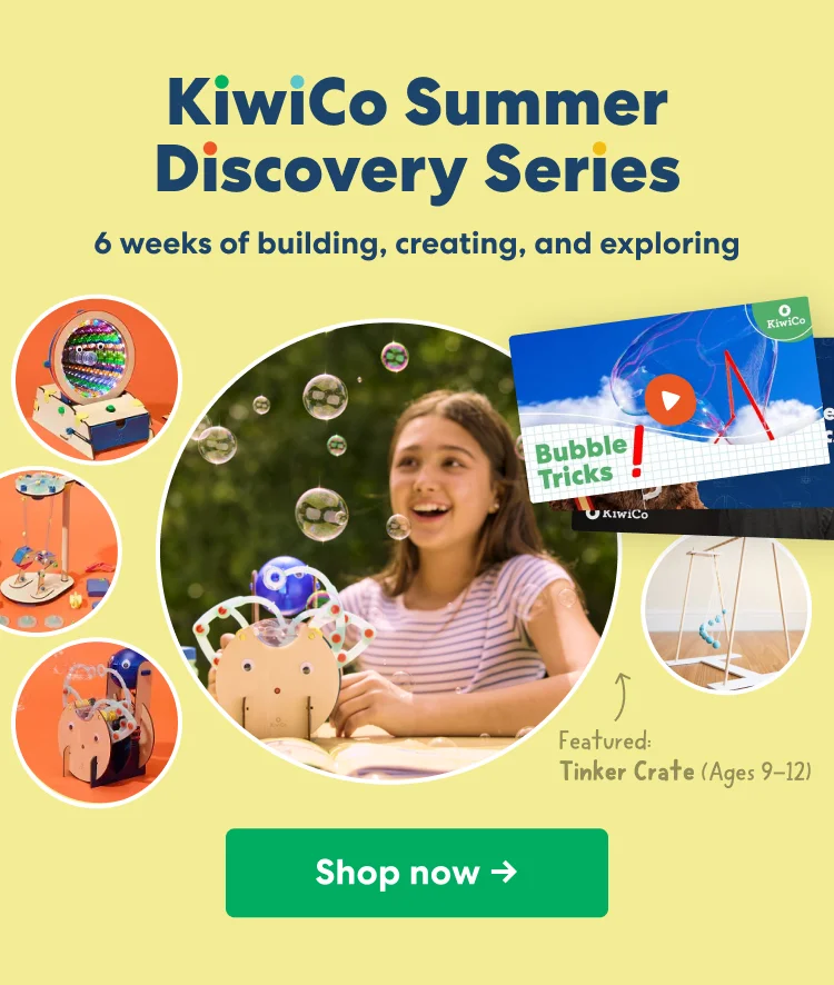 KiwiCo Summer Discovery Series: 6 weeks of building, creating, and exploring! KiwiCo Summer Discovery Series: 6 weeks of building, creating, and exploring!