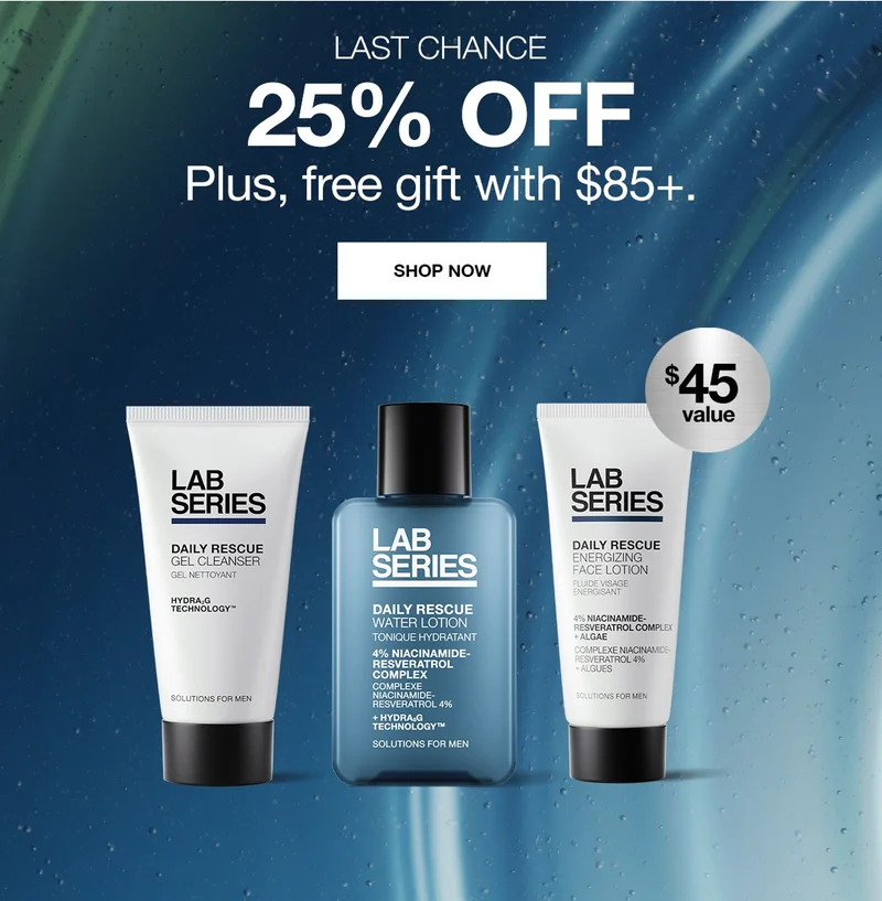 LAST CHANCE 25% OFF Plus, free gift with gift with $85+
                                        width=