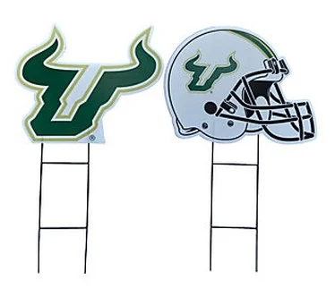 Pegasus Sports NCAA Logo and Helmet 2 Pack Yard Sign Set
