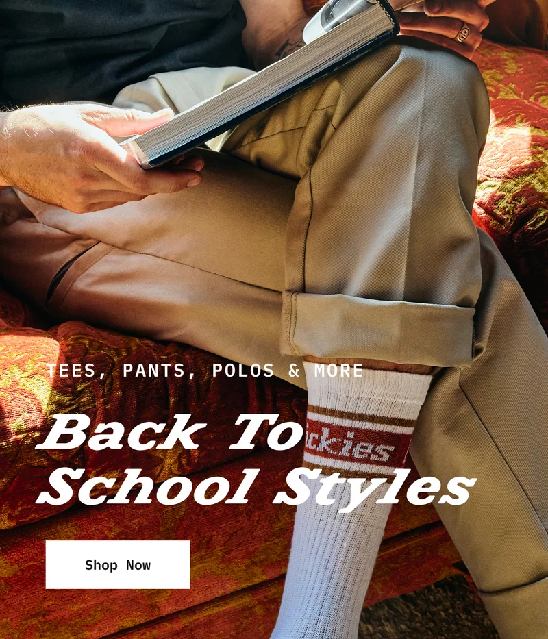 TEES, PANTS, POLOS & MORE. Back To School Styles. Shop Now.