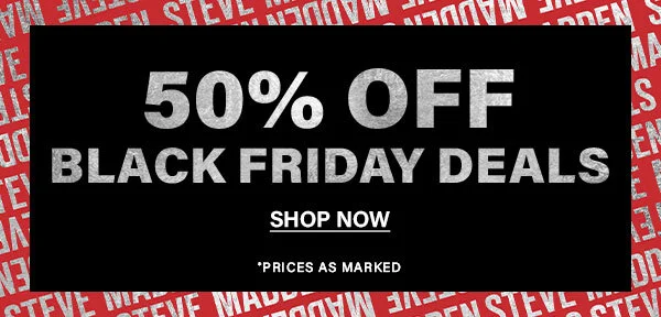 50% Off Black Friday Deals