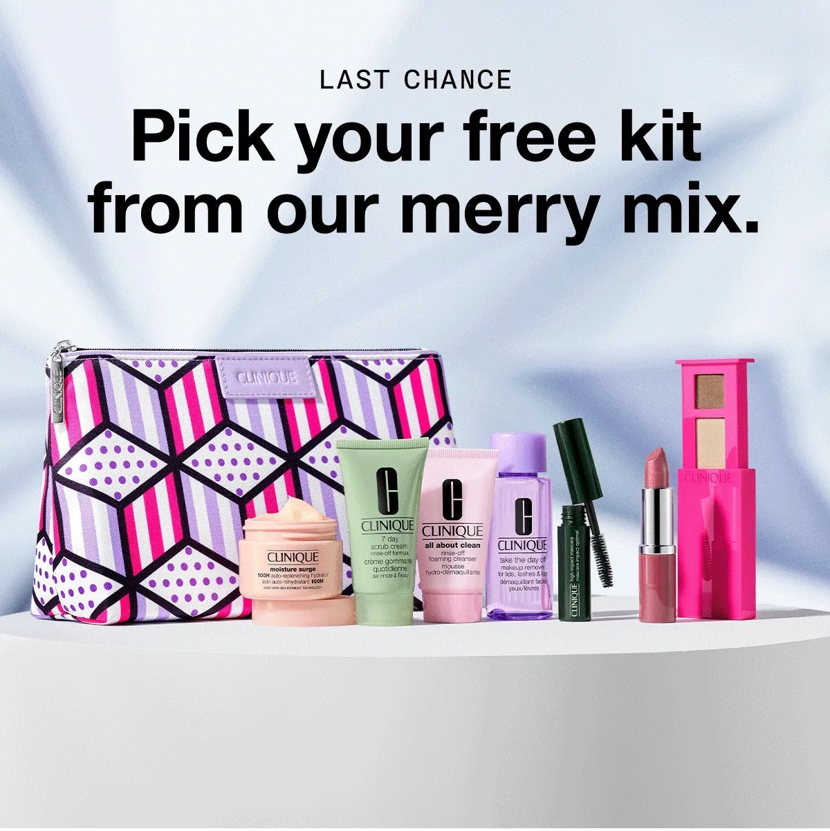 LAST CHANCE Pick a free kit from our merry mix.