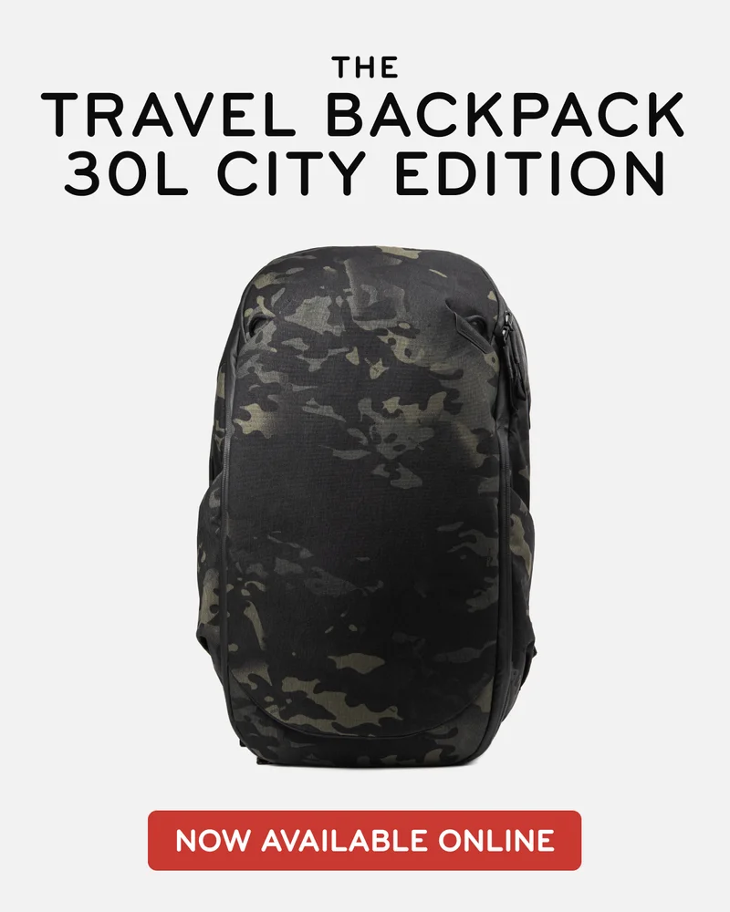 The Travel Backpack 30L City Edition.
