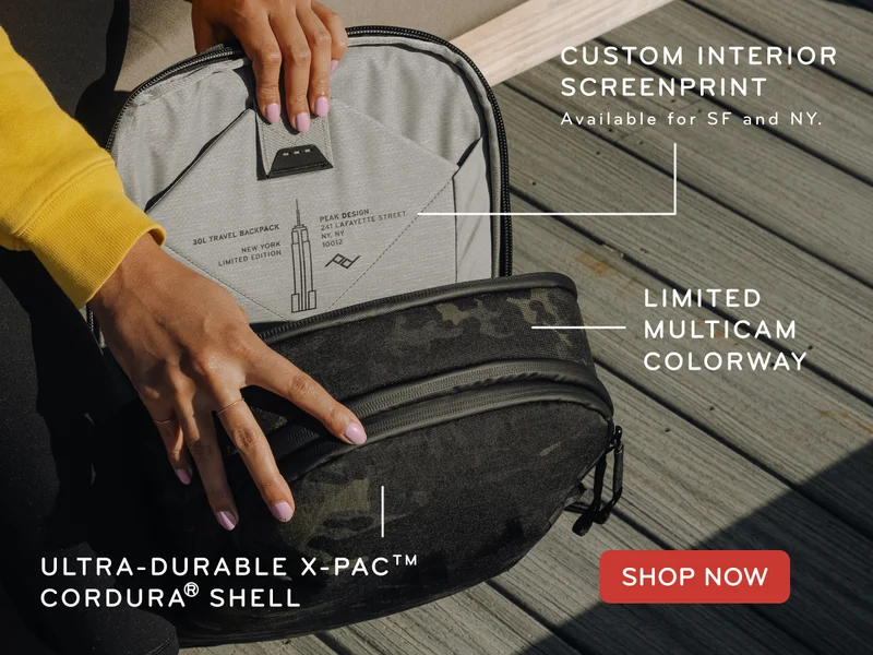 Some notable features of the Travel Backpack 30L City Edition.