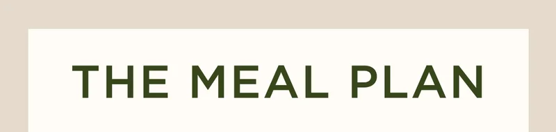 The Meal Plan