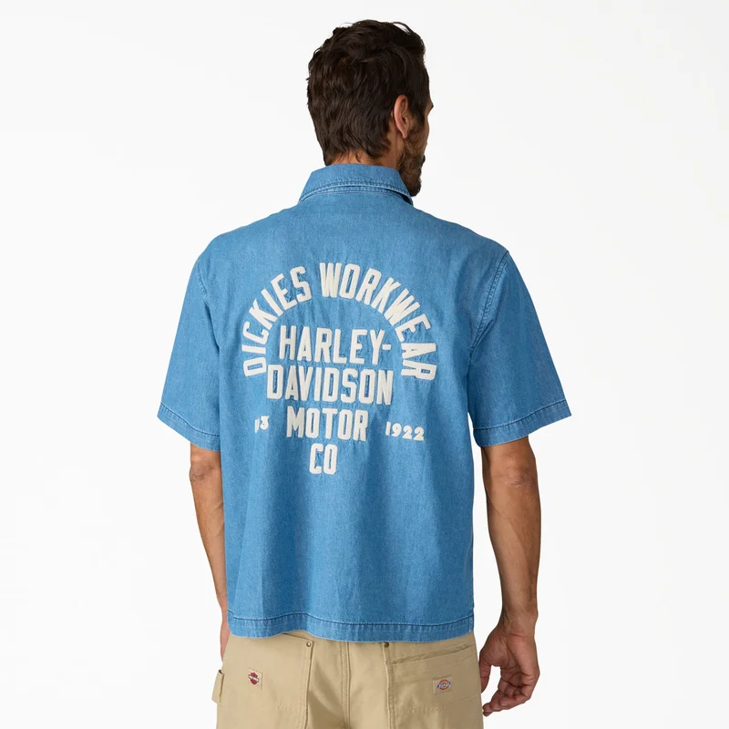 Image of Dickies x H-D® Embroidered Work Shirt