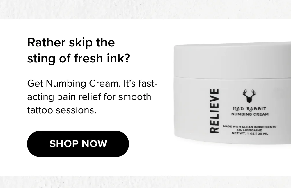 Numbing Cream. [ SHOP NOW ]